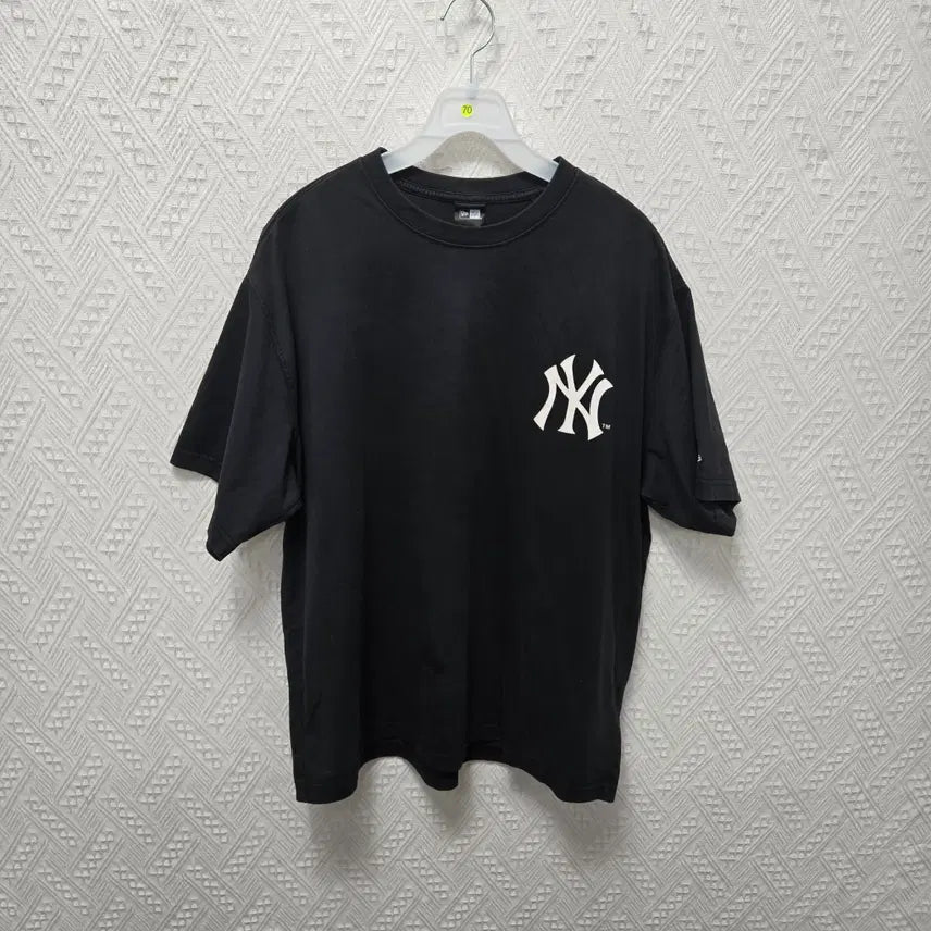 [BUNJANG] New Era Yankees Short Sleeve T-Shirt L / 하70 뉴에라 양키즈 반팔 L