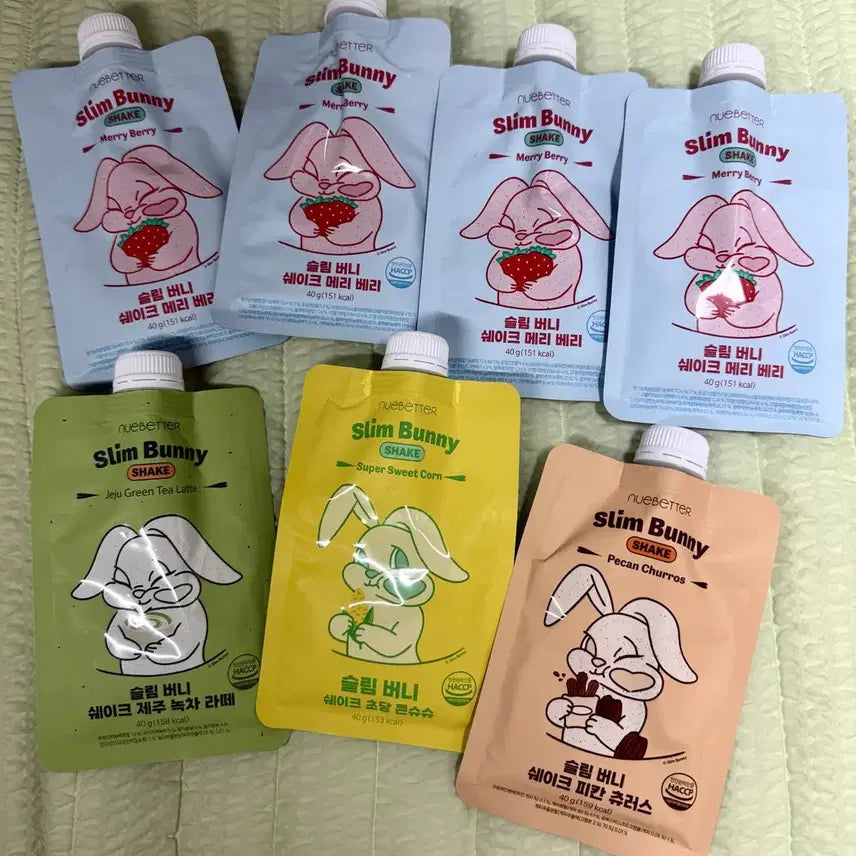 [BUNJANG] New Better Slim Bunny Protein Shake (with Cereal Ball Gift) / 뉴베러 슬림버니 단백질 쉐이크 (씨리얼볼증정)