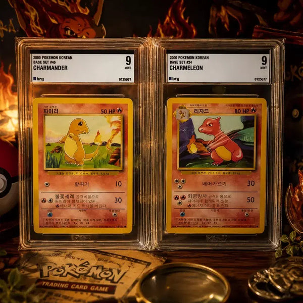 [BUNJANG] Pokemon Korean First Edition Charmander Set / 포켓몬카드 한글 초판 리자드,파이리