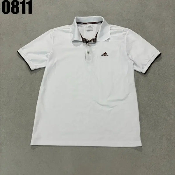 [BUNJANG] Adidas Short Sleeve Polo Shirt White Size 105 / 아디다스 반팔 카라티 화이트 105