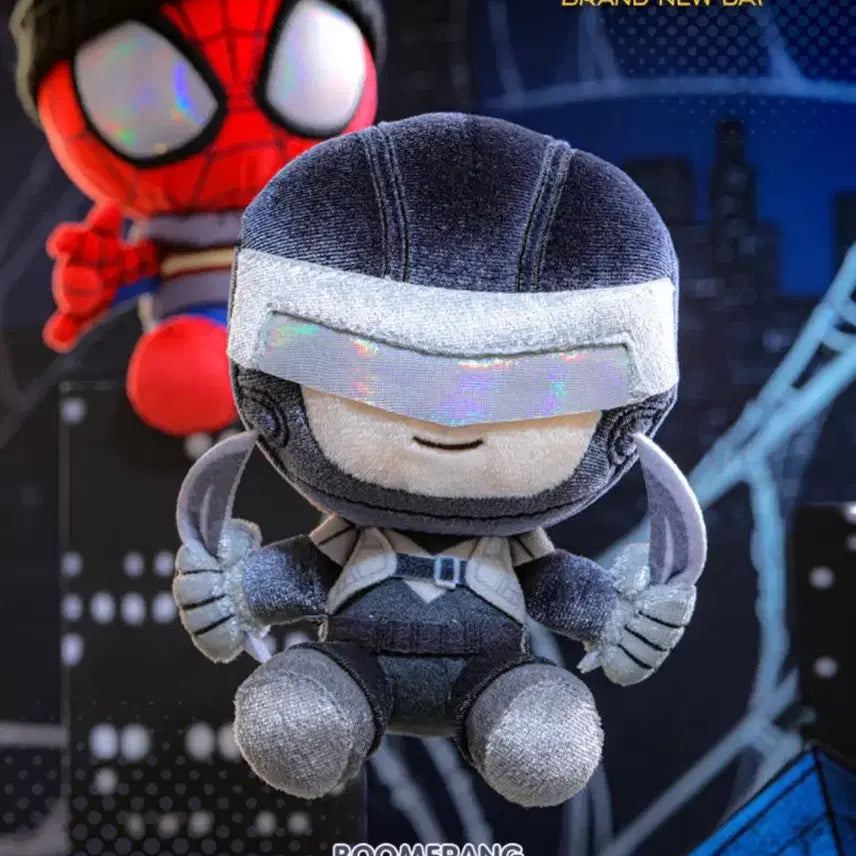 [BUNJANG] Hot Toys Spider-Man Brand New Days Cosbaby Plush Keychain / 스파이더맨 핫토이즈 브뉴데 코스비 플러시 키체인 부메랑