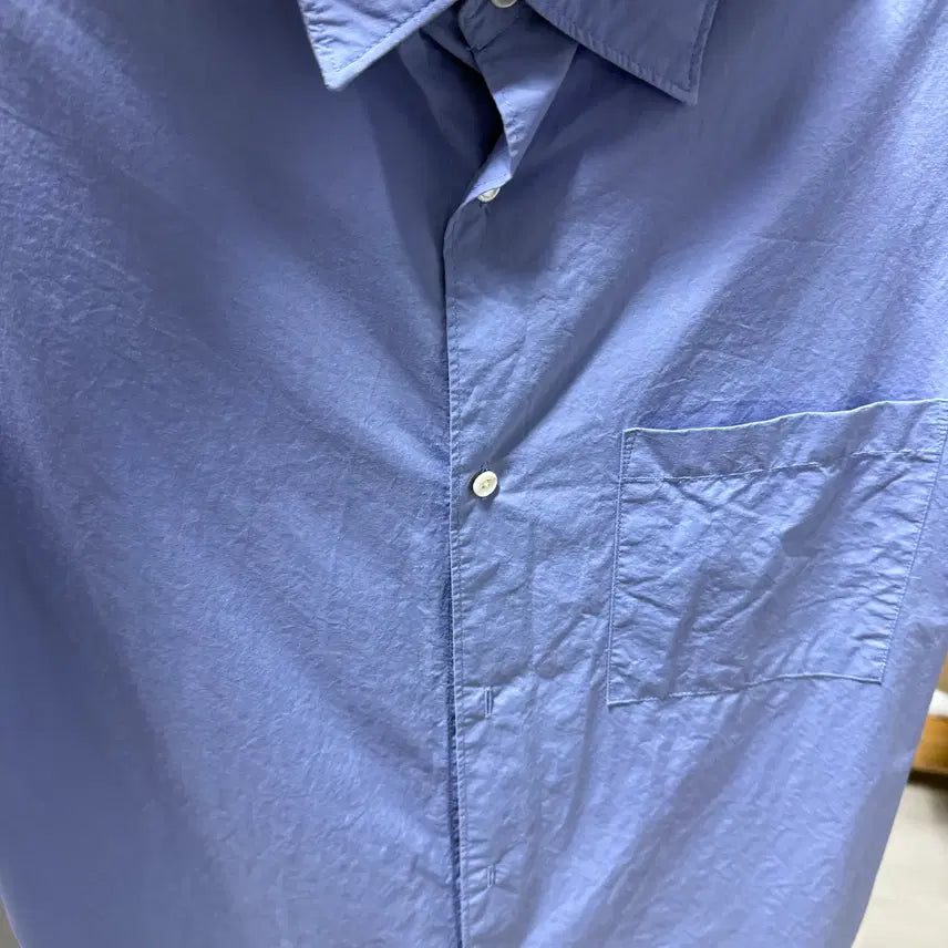 [BUNJANG] Blankroom Fine Day Box Shirt Blue / [1] 블랭크룸 - 파인데이 박스셔츠 블루 [2회착]