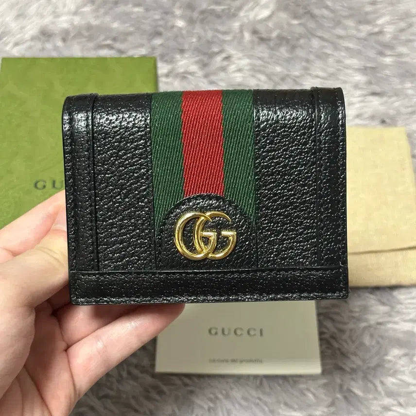 [BUNJANG] Gucci GG Ophidia Medium Wallet Black / [풀구성] 구찌 GG 오피디아 중지갑 블랙