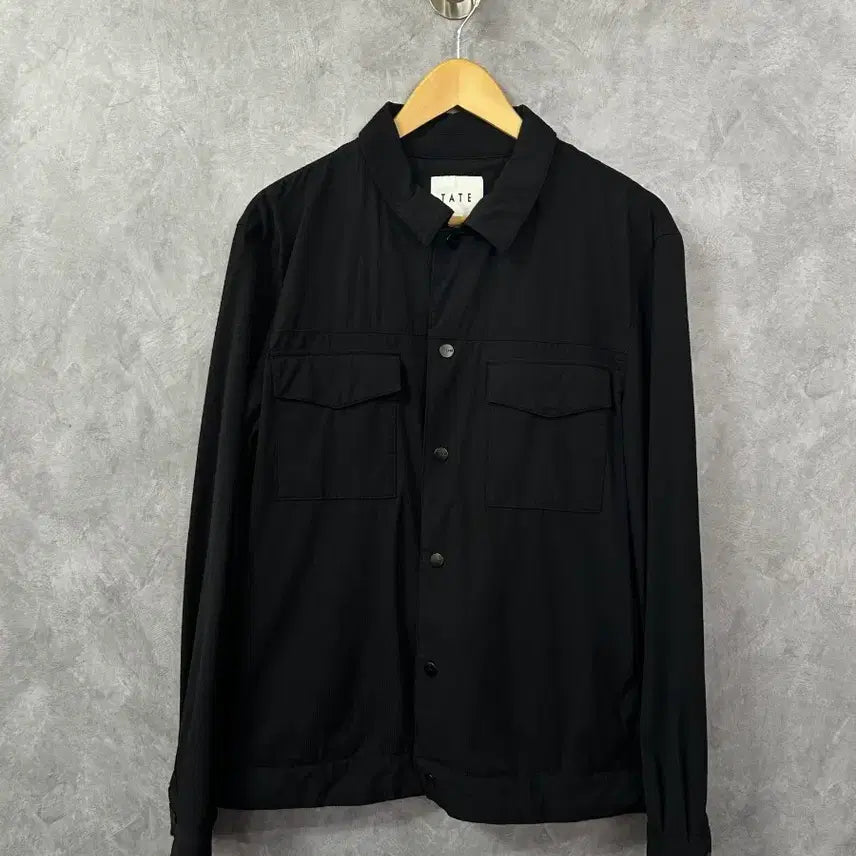 [BUNJANG] Tate Black Shirt Jacket L / TATE  셔츠 자켓 블랙 L