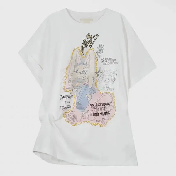 [BUNJANG] Type Service Rabbit Short Sleeve T-Shirt / 타입서비스 rabbit 반팔티