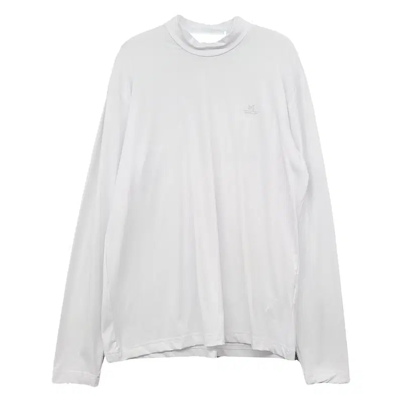 [BUNJANG] Millet White Golf Long Sleeve T-Shirt Size 105 / 밀레 화이트 골프 긴팔티 105