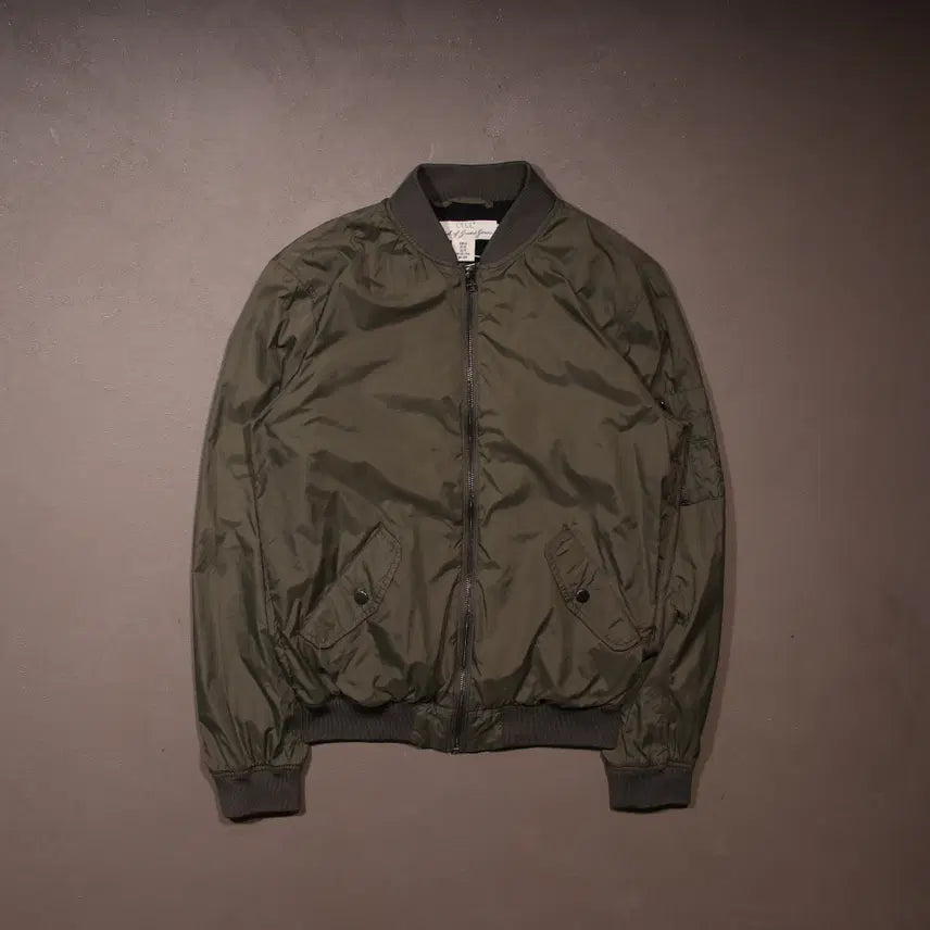 [BUNJANG] H&M L.O.G.G. Mori Girl Nylon Blouson Jacket / H&M L.O.G.G 모리걸 블루종 나일론 자켓 A868