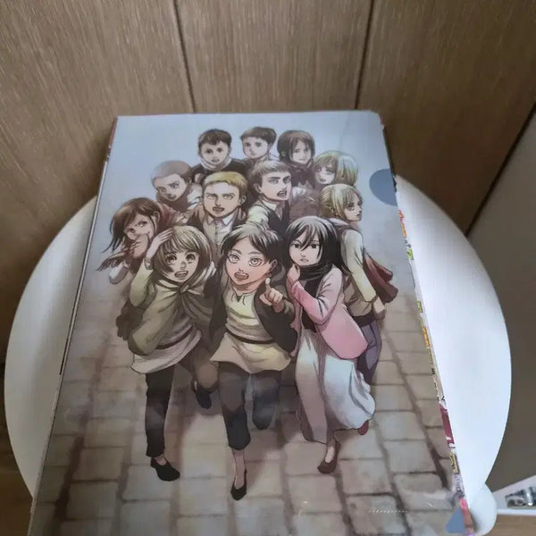 [BUNJANG] Attack on Titan Magazine Final Volume Exclusive A4 Clear File / 진격의거인 잡지 완결 특전 A4 클리어파일 미개봉