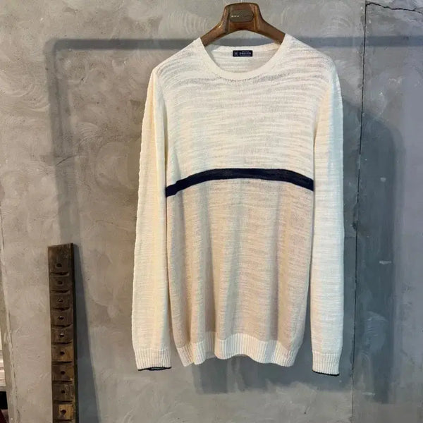 [BUNJANG] BREUER Linen Summer Knit Men's Size 105 / 브레이어 린넨 썸머니트 남성105