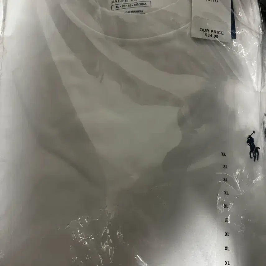 [BUNJANG] Polo Ralph Lauren Basic Short Sleeve T-Shirt White XL / 폴로 랄프로렌 반팔 티셔츠 화이트 XL