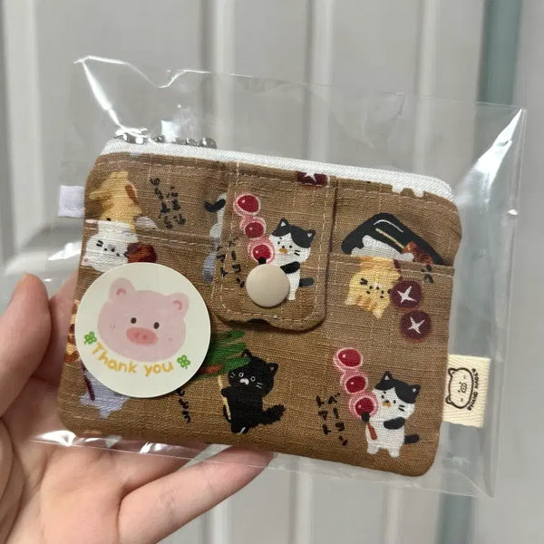 [BUNJANG] Handmade Cat Card Holder Wallet / [새상품, 에눌x] 쟁잉 카드지갑 핸드메이드 지갑 고양이지갑