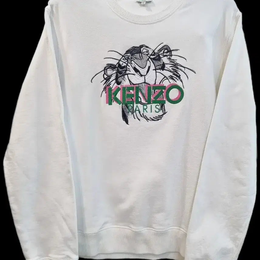 [BUNJANG] Kenzo x Disney Collaboration Tiger Embroidered Sweatshirt XL / 겐조 x 디즈니 콜라보타이거 자수 맨투맨