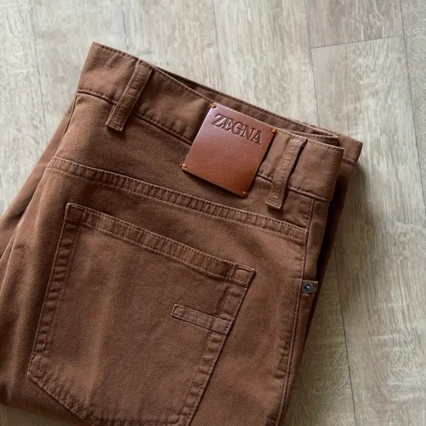 [BUNJANG] Zegna Soft Cotton Chino Pants Brown / [34] 제냐 소프트 코튼 치노 브라운