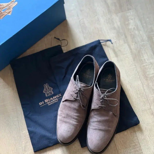 [BUNJANG] Di Bianco Suede Derby Shoes / [43/10] Di Bianco 스웨이드 더비슈즈