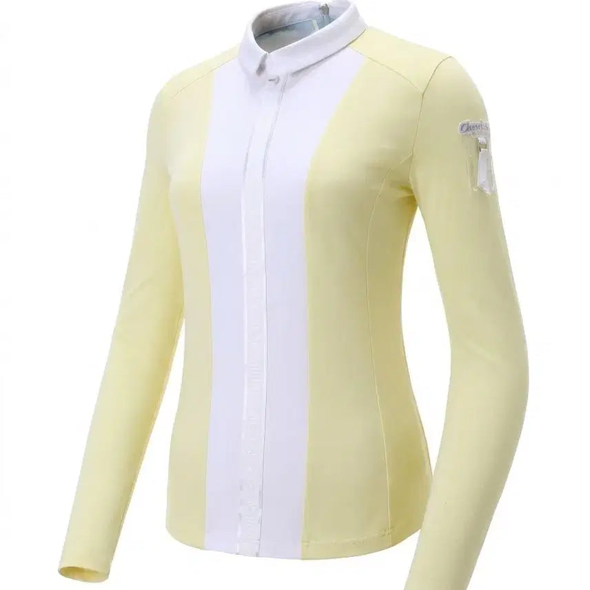 [BUNJANG] Cleveland Women's Patch Long Sleeve Shirt / 클리블랜드 여성 와펜 테잎 긴팔셔츠