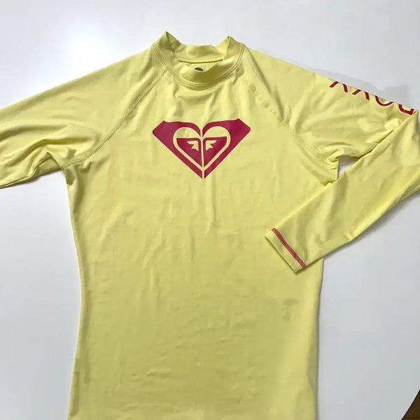 [BUNJANG] Roxy Yellow Rash Guard - Size L / 록시 래쉬가드 L