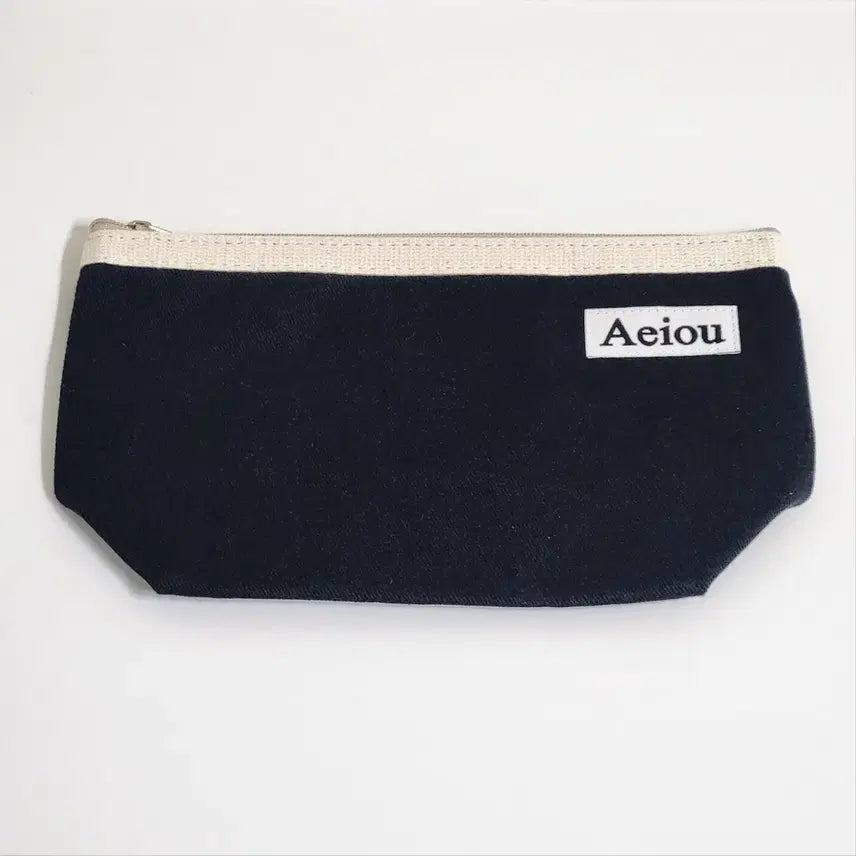 [BUNJANG] Aeiou Classic Black L Size Pouch / Aeiou 아에이오우 정품 파우치 L size classic black 클래식 블랙 메이크업 화장품