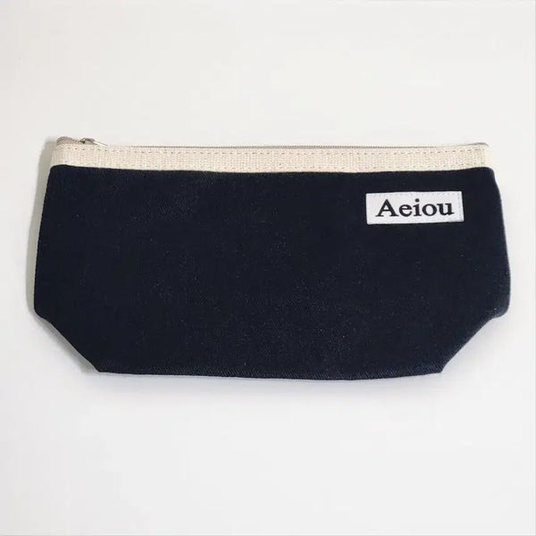 [BUNJANG] Aeiou Classic Black L Size Pouch / Aeiou 아에이오우 정품 파우치 L size classic black 클래식 블랙 메이크업 화장품