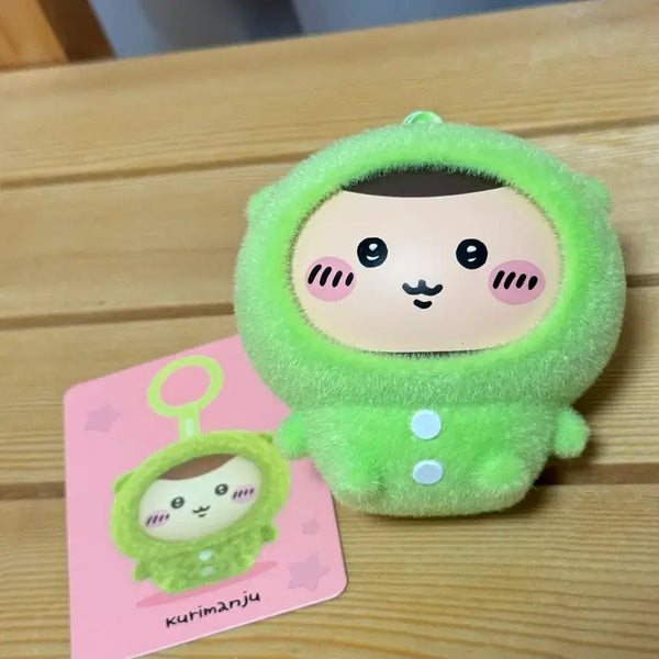 [BUNJANG] Kurimanju Mini Soh Face Change Chikawa Keyring / (정품) 쿠리만쥬 미니소 페이스 체인지 치이카와 먼작귀 키링