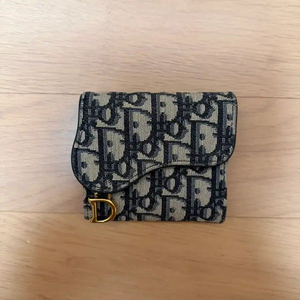 [BUNJANG] Dior Saddle Lotus Oblique Bifold Wallet / 디올 새들 로터스 오블리크 반지갑