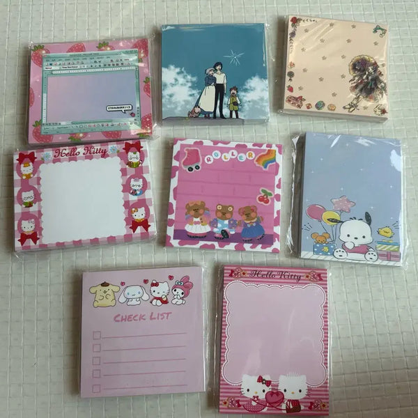 [BUNJANG] Character Sticky Notes Memo Pad / 캐릭터 떡메모지