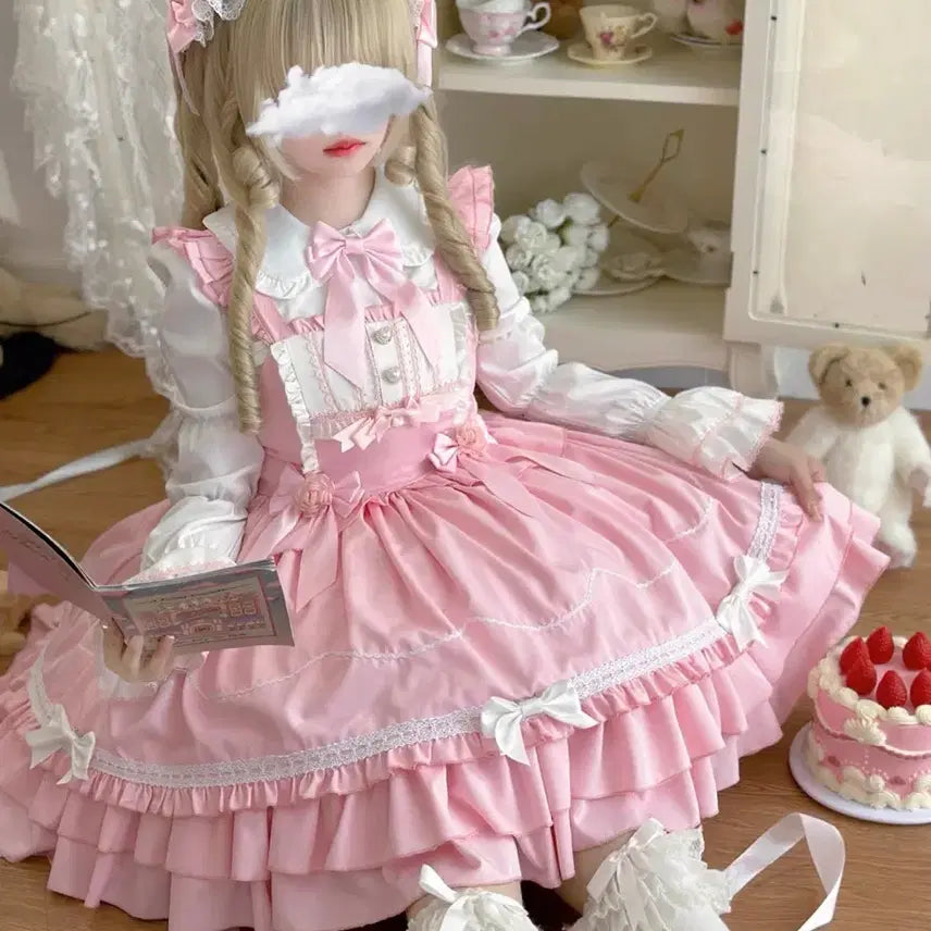 [BUNJANG] Lolita JSK Dress / [ 반택포 ] 중브 로리타 jsk 원피스 드레스