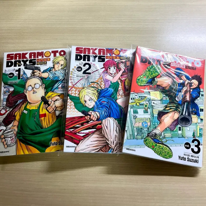[BUNJANG] Sakameoto Days Manga Volumes 1-3 Bundle Set / 사카모토데이즈 만화책 1-3권 (일괄)
