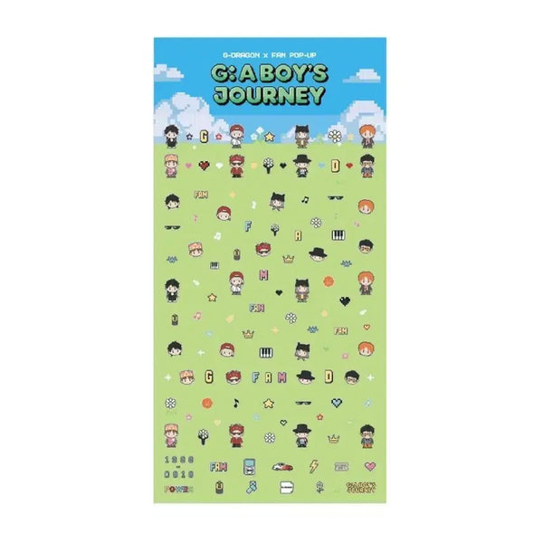 [BUNJANG] G-Dragon G:ABOY'S JOURNEY Micro Deco Sticker / 지드래곤 G:ABOY'S JOURNEY 마이크로 데코 스티커