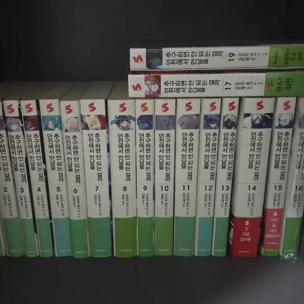[BUNJANG] Is It Wrong to Try to Pick Up Girls in a Dungeon? Light Novel Vol. 1-17, 19 & Sword Oratoria Vol. 1-8 Bundle / 던만추 라노벨 1-17,19 소드 오라토리아 1-8