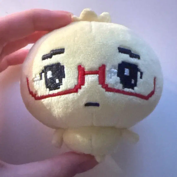 [BUNJANG] Universe Zone Duck Plush Keychain / 유니버스존 안경만두 인형 키링