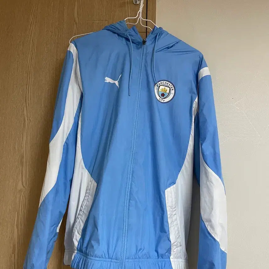 [BUNJANG] Puma Manchester City Windbreaker Blue Men's M / 푸마 맨체스터 시티 바람막이 블루
