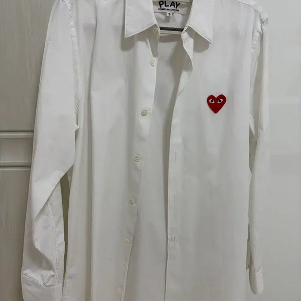 [BUNJANG] Comme des Garçons Red Emblem Shirt Size S / 꼼데가르송 셔츠 s