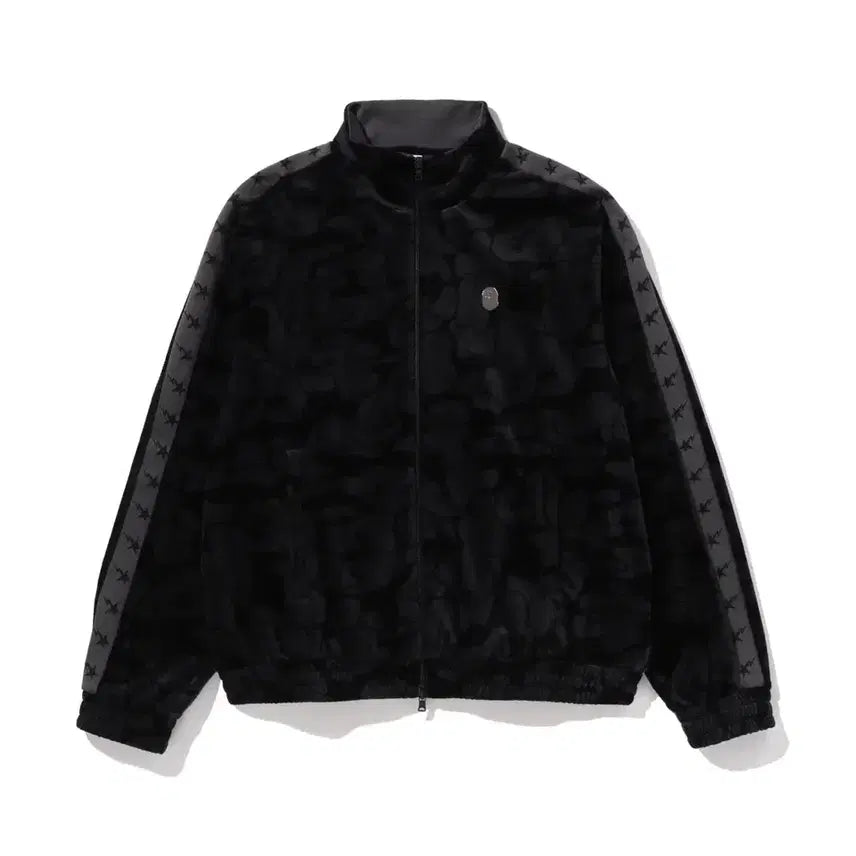 [BUNJANG] BAPE Solid Camo Velour Track Jacket / 베이프 솔리드 카모 벨루어 트랙자켓