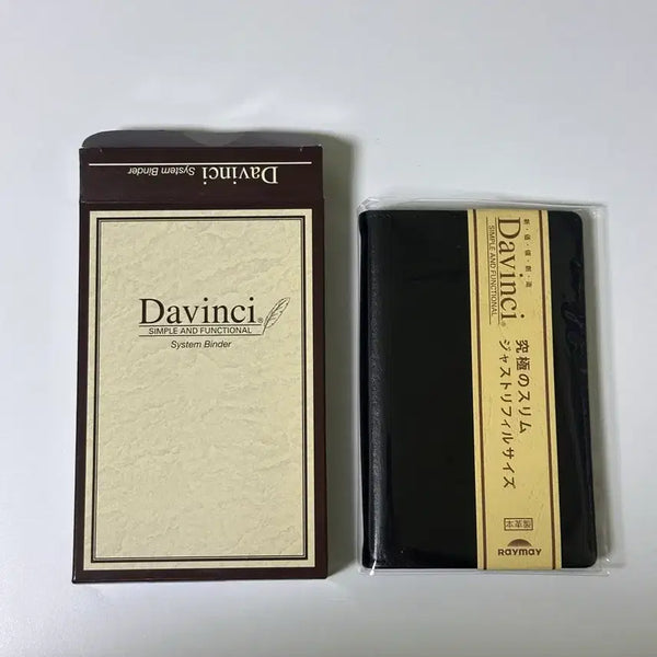 [BUNJANG] Davinci Reimei Standard Slim Just Refill Pocket A7 Binder Black / [다빈치] 레이메이 스탠다드 슬림 저스트리필 포켓 A7 바인더