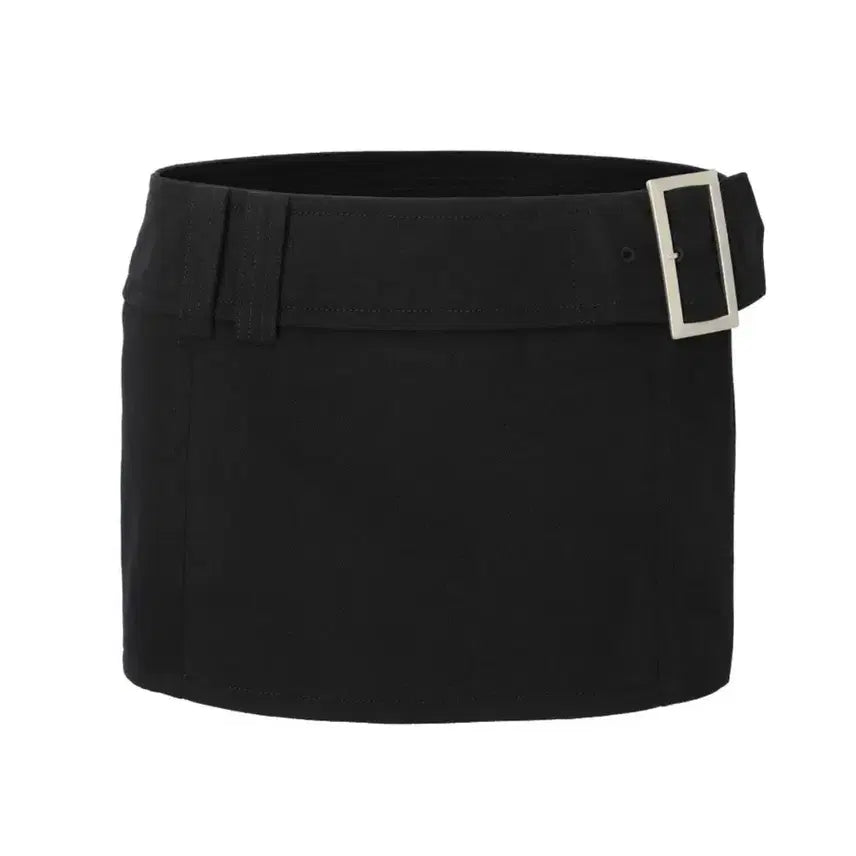 [BUNJANG] 3Times Buckle Mini Skirt / 쓰리타임즈 버클 미니스커트