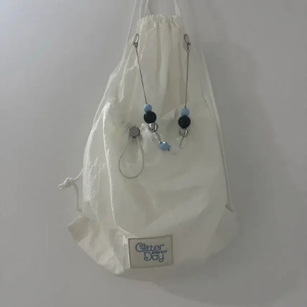 [BUNJANG] ILLIT Glitter Day MD Gym Bag / 아일릿 글리터데이 엠디 짐색