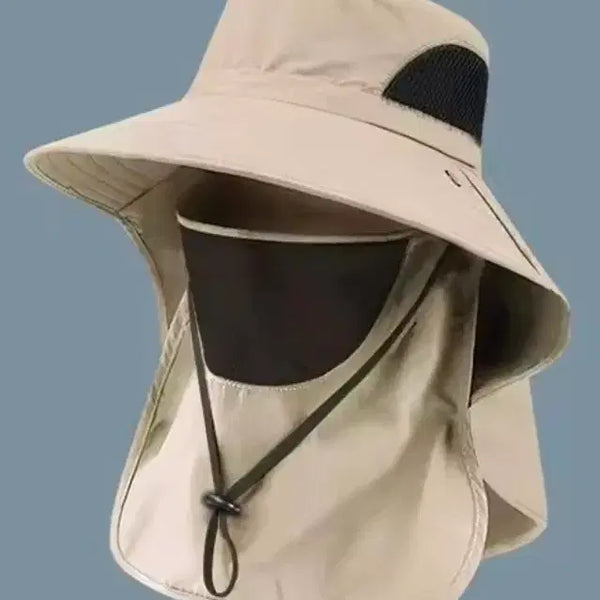 [BUNJANG] UV Protection Sun Cap with Neck Flap for Women / 햇빛가리개 자외선차단 모자 썬캡 농사 작업 일 여름 여자 햇볕 플랩캡
