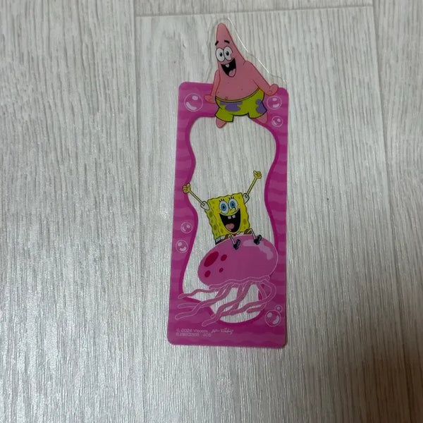 [BUNJANG] SpongeBob Patrick Pink Jellyfish Bookmark / 스펀지밥 뚱이 핑크 젤리피쉬 북마크