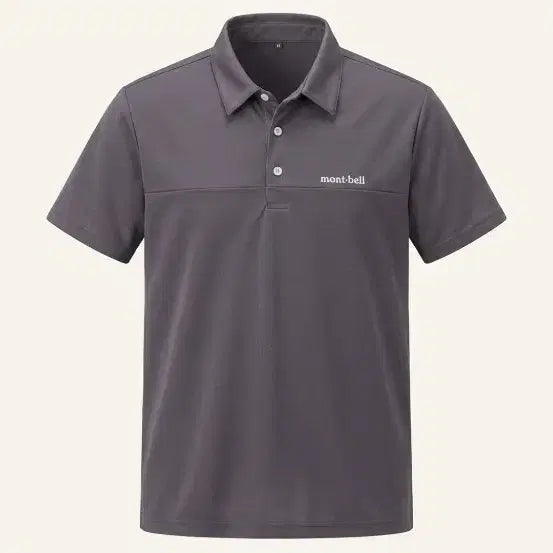 [BUNJANG] Montbell Men's L (100) Charcoal Polo Shirt / 몽벨 남성 카라티 L (100) 차콜