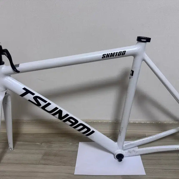 [BUNJANG] Tsunami SNM100 White Frame with Spcase Crankset / 쓰나미 snm100 화이트 프레임 (스케이스 크랭크 포함)
