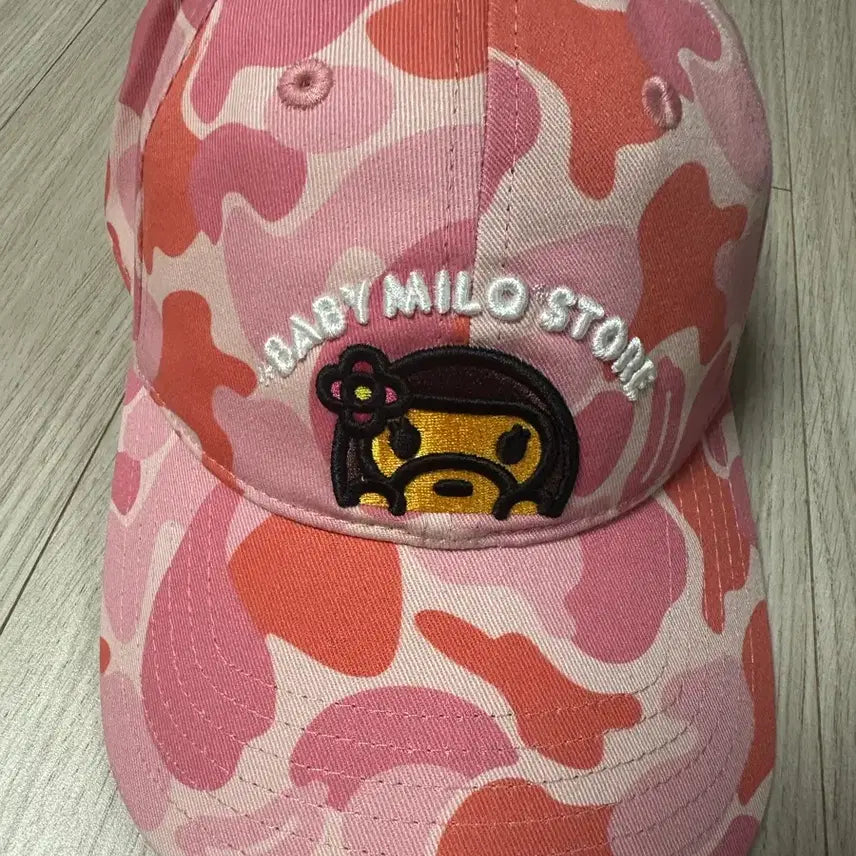 [BUNJANG] BAPE Milo Camo Cap Pink / 베이프 마일로 캡 핑크