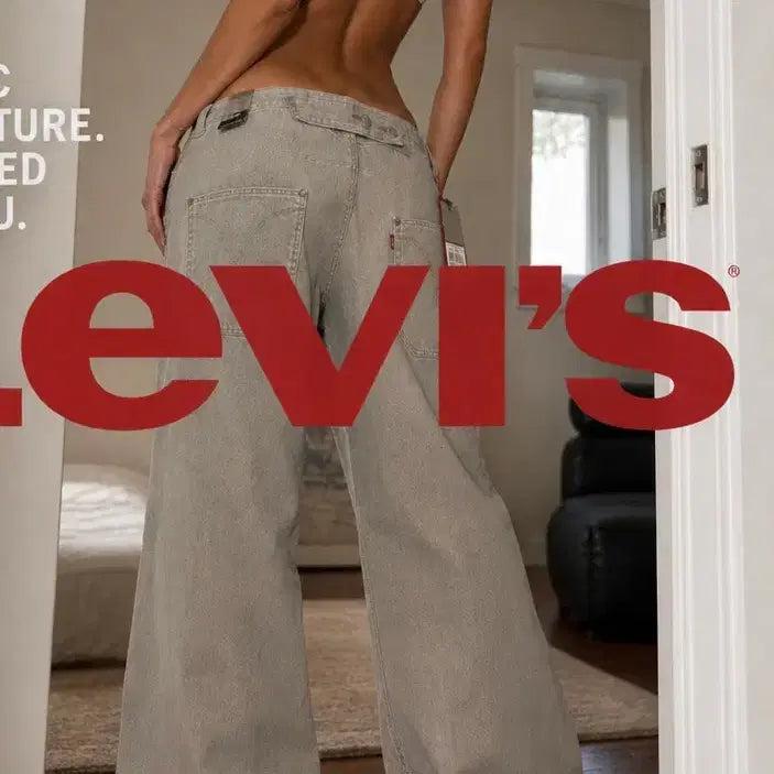 [BUNJANG] Levi's Cinch Back Engineered Jeans Fatigue Pants / 리바이스 신치백 엔지니어드진 퍼티그