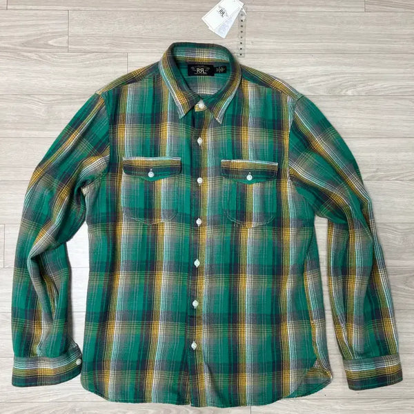 [BUNJANG] RRL Cotton Checkered Shirt Medium / RRL / 코튼 체크 셔츠 / M