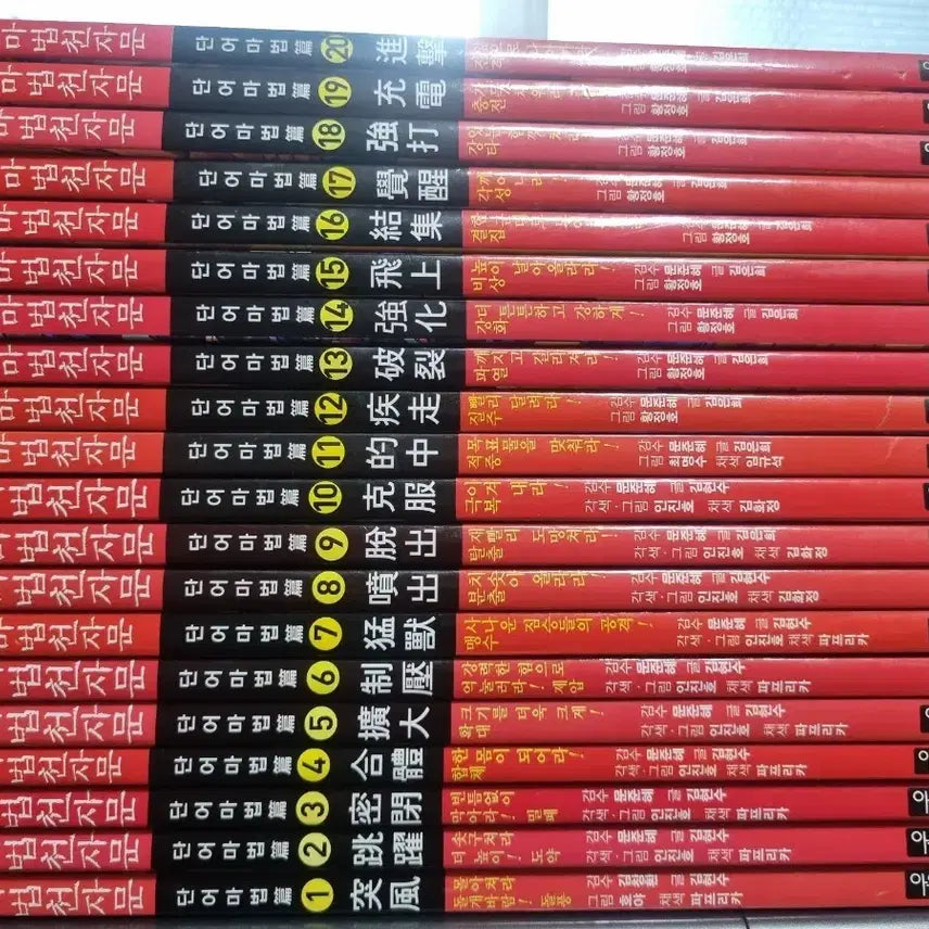 [BUNJANG] The Magical Chinese Character Master Word Magic Volume 1-20 / 마법천자문 단어마법 1~20카드있음