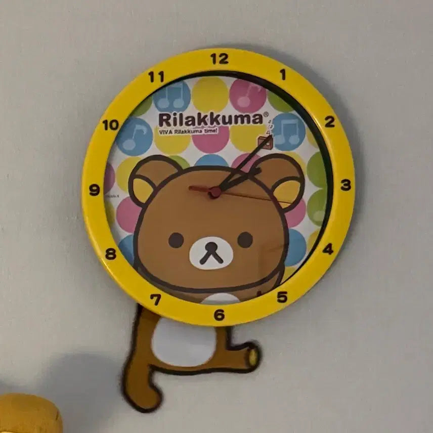 [BUNJANG] Rilakkuma Classic Moving Clock / 리락쿠마 고전 무빙 시계
