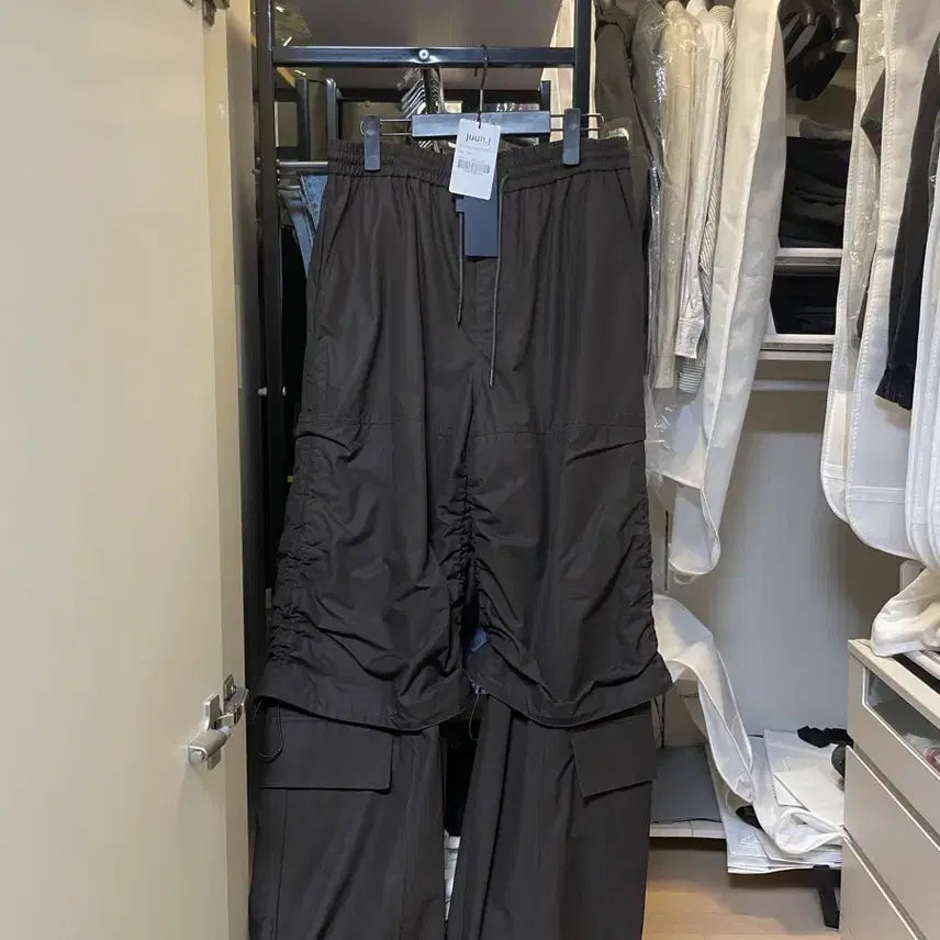 [BUNJANG] Juun.J Brown Brushed Puckering Pants Size 44 / 준지 브라운 브러쉬드 퍼커링 팬츠 44사이즈