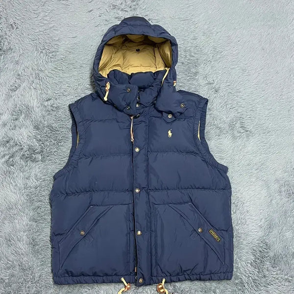 [BUNJANG] Polo Ralph Lauren Down Vest Navy L / 폴로랄프로렌 덕다운 네이비 조끼패딩 L