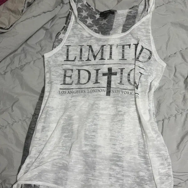 [BUNJANG] Forever 21 American Flag Camisole Top / 포에버 21 성조기나시