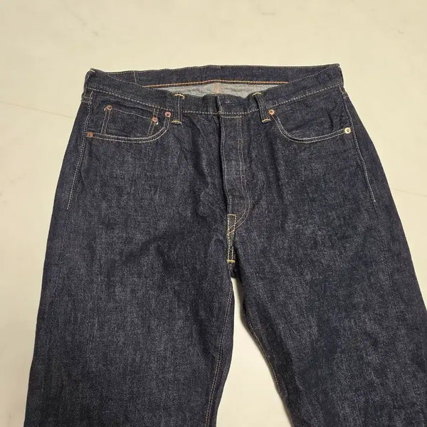 [BUNJANG] Full Count 1101W One Wash Denim Jeans Size 34 / 풀카운트 1101w  원워시 34 기장 미수선