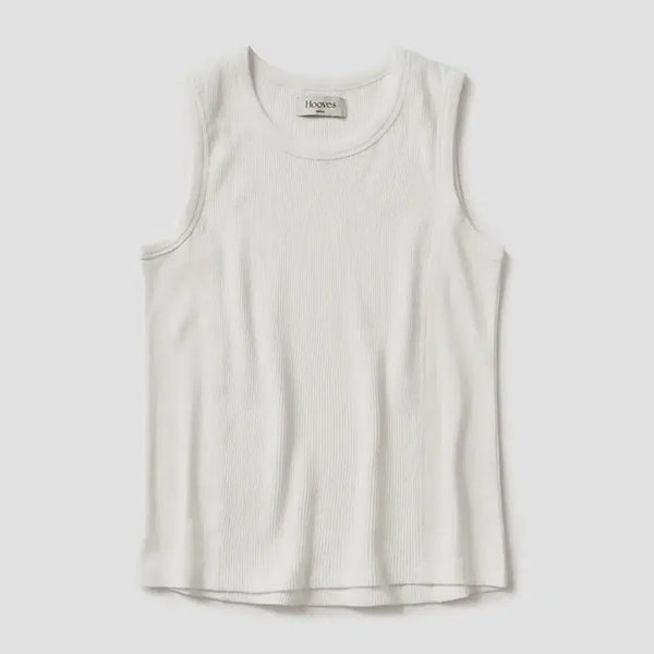 [BUNJANG] Hubs Mixed Panel Sleeveless Top (White / L) / (새상품) 후브스 믹스드 패널 슬리브리스(화이트 / L)